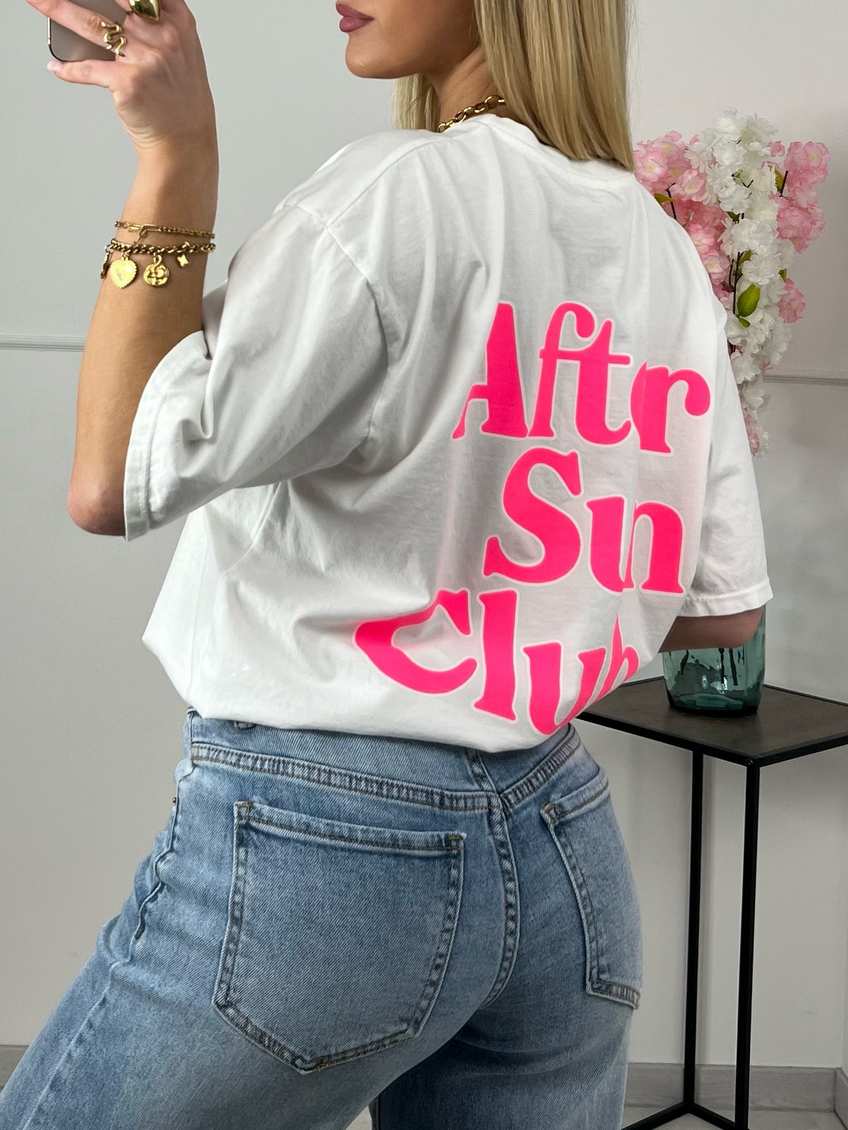 T-SHIRT AFTER SUN BLANC