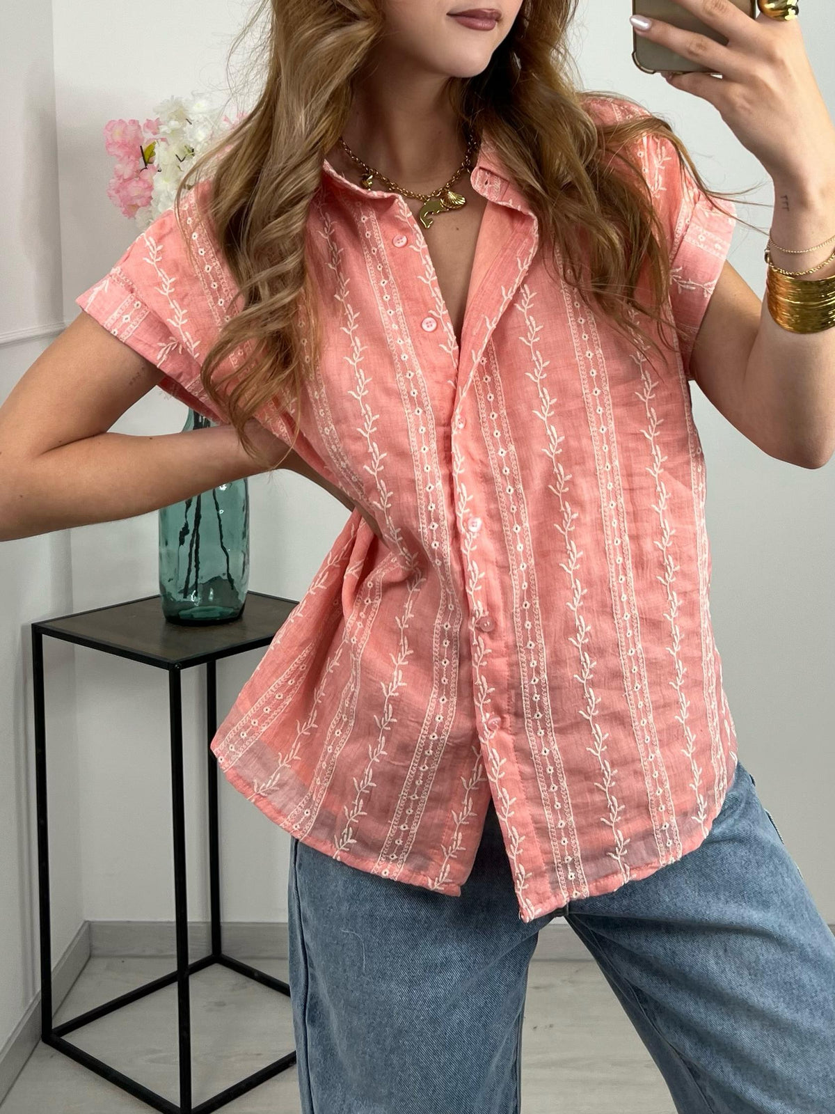 CHEMISIER PEACH