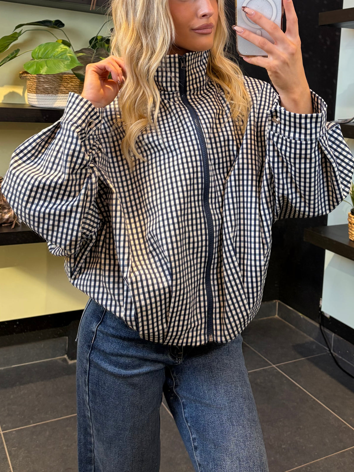 VESTE ALENA BLEU