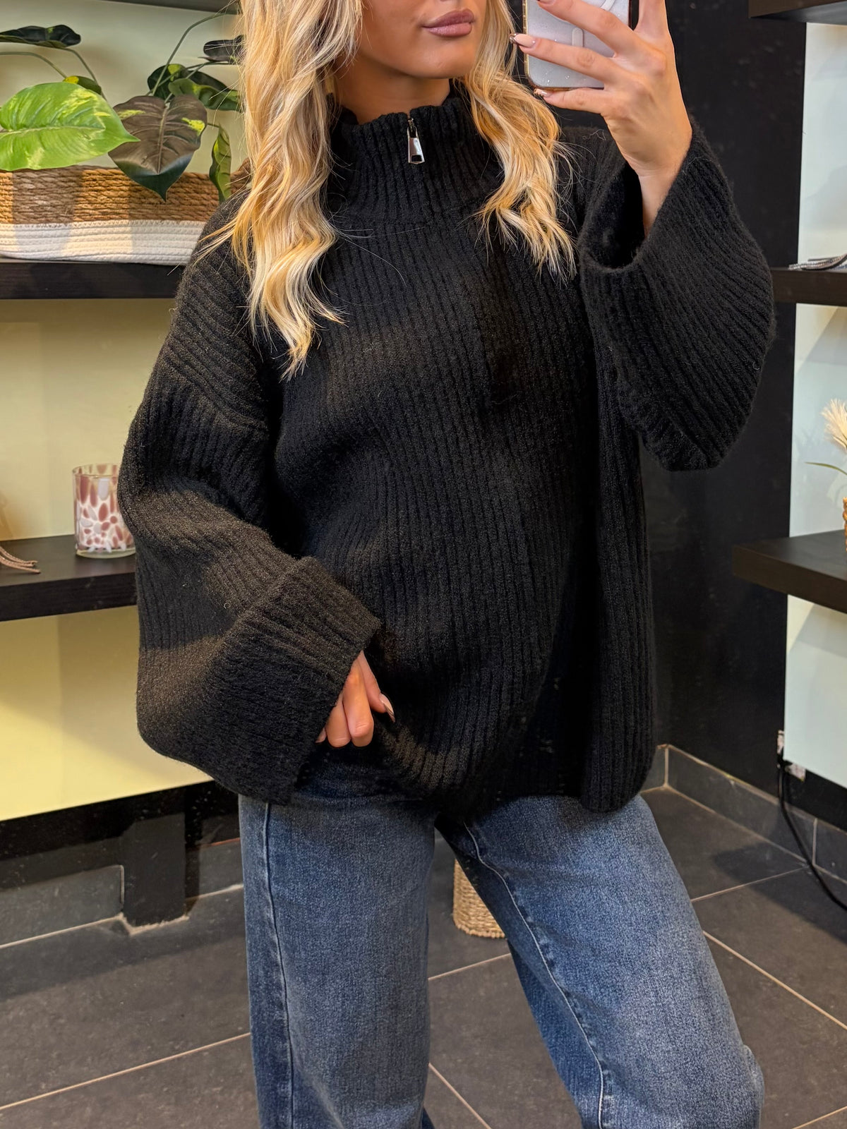 GILET ANITA NOIR