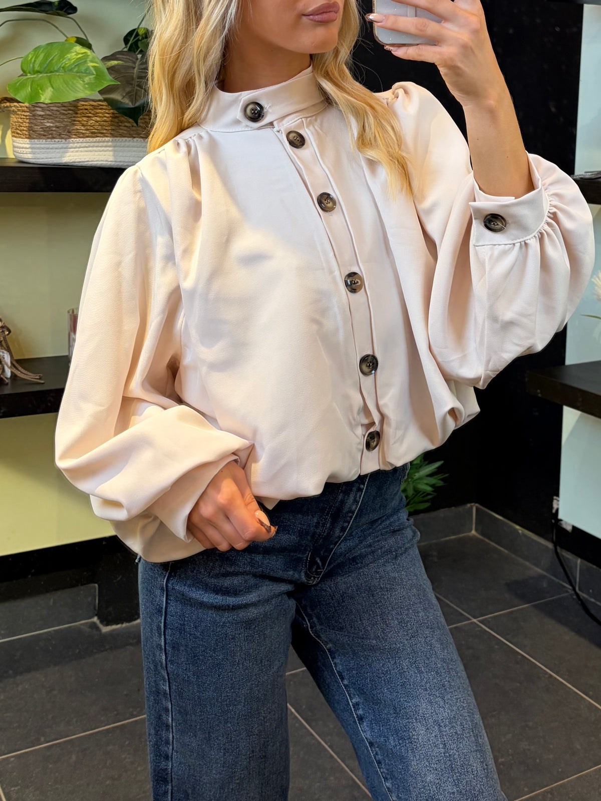 VESTE/ BLOUSE CORA BEIGE