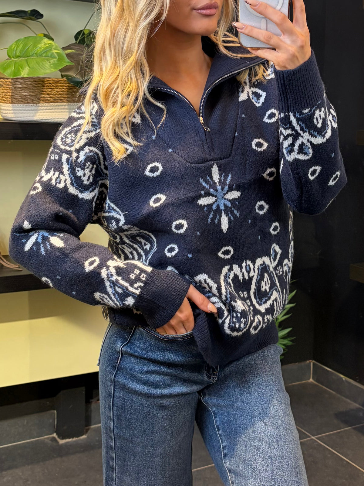 PULL BANDANA BLEU