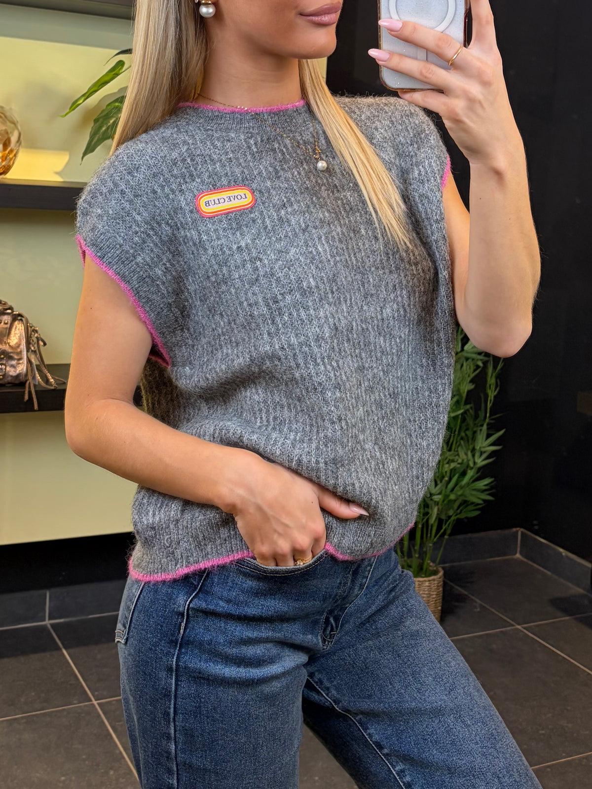 PULL ONLY ROSY GRIS