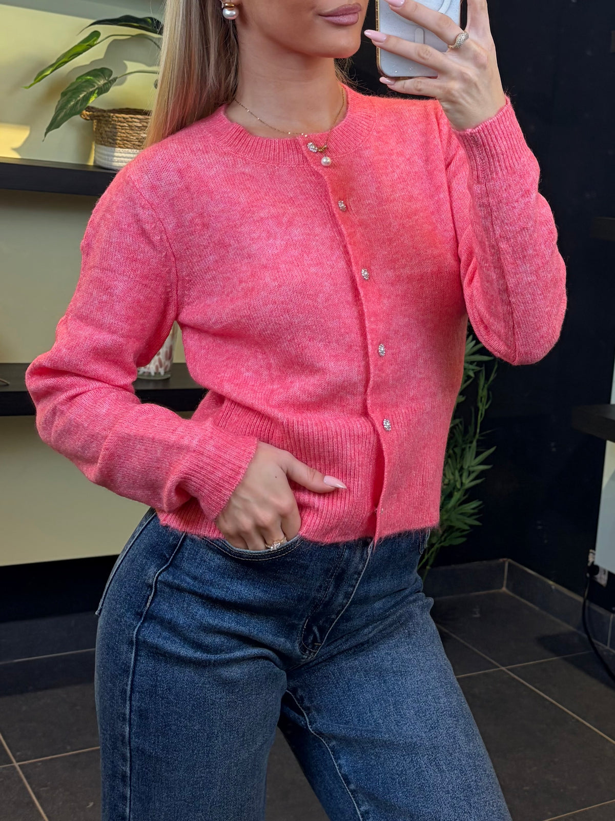 GILET ONLY FIO ROSE