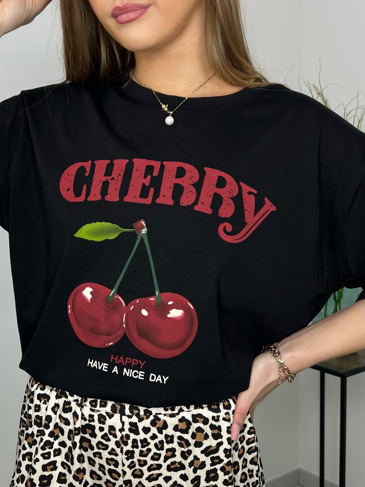 T-SHIRT RACHAELLE NOIR