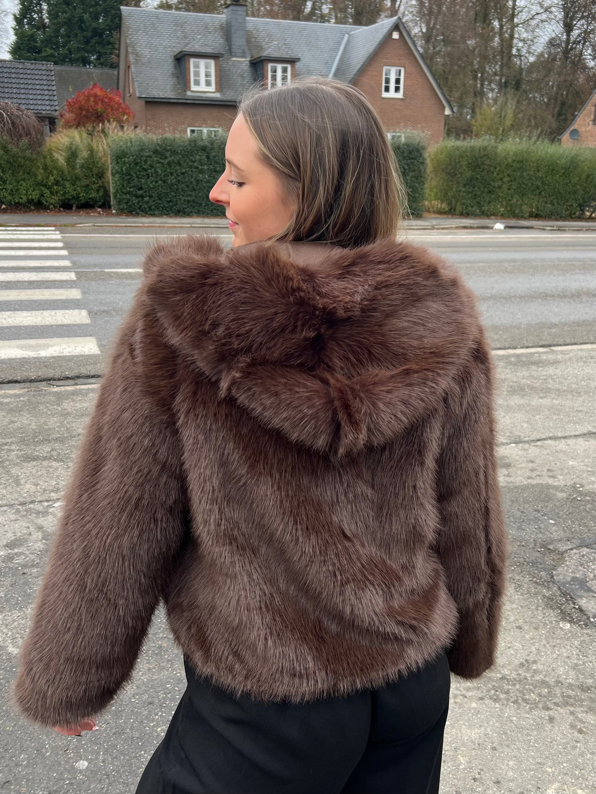 VESTE FAUSSE FOURRURE NADIA