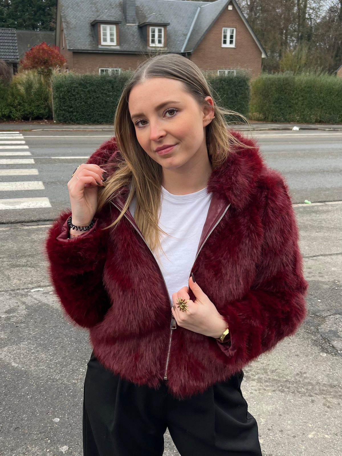 VESTE FAUSSE FOURRURE NADIA