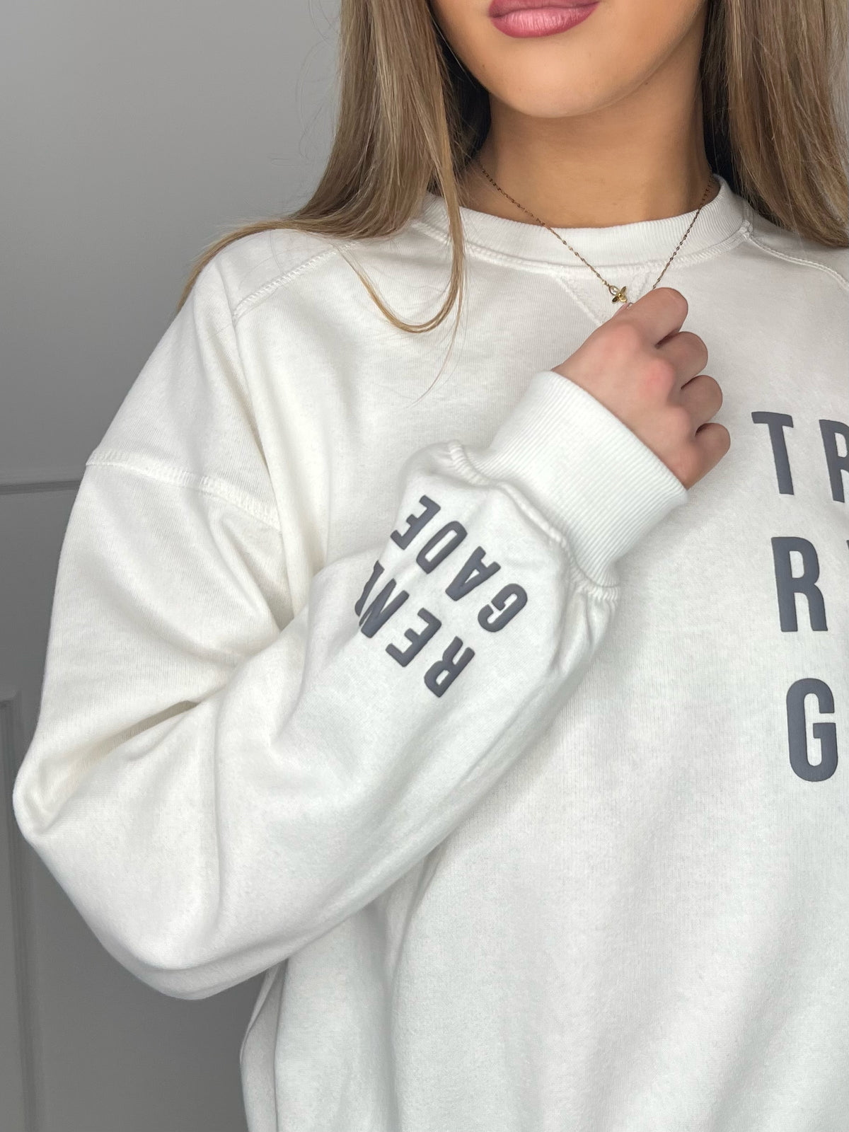 SWEAT ONLY BLANC LEA