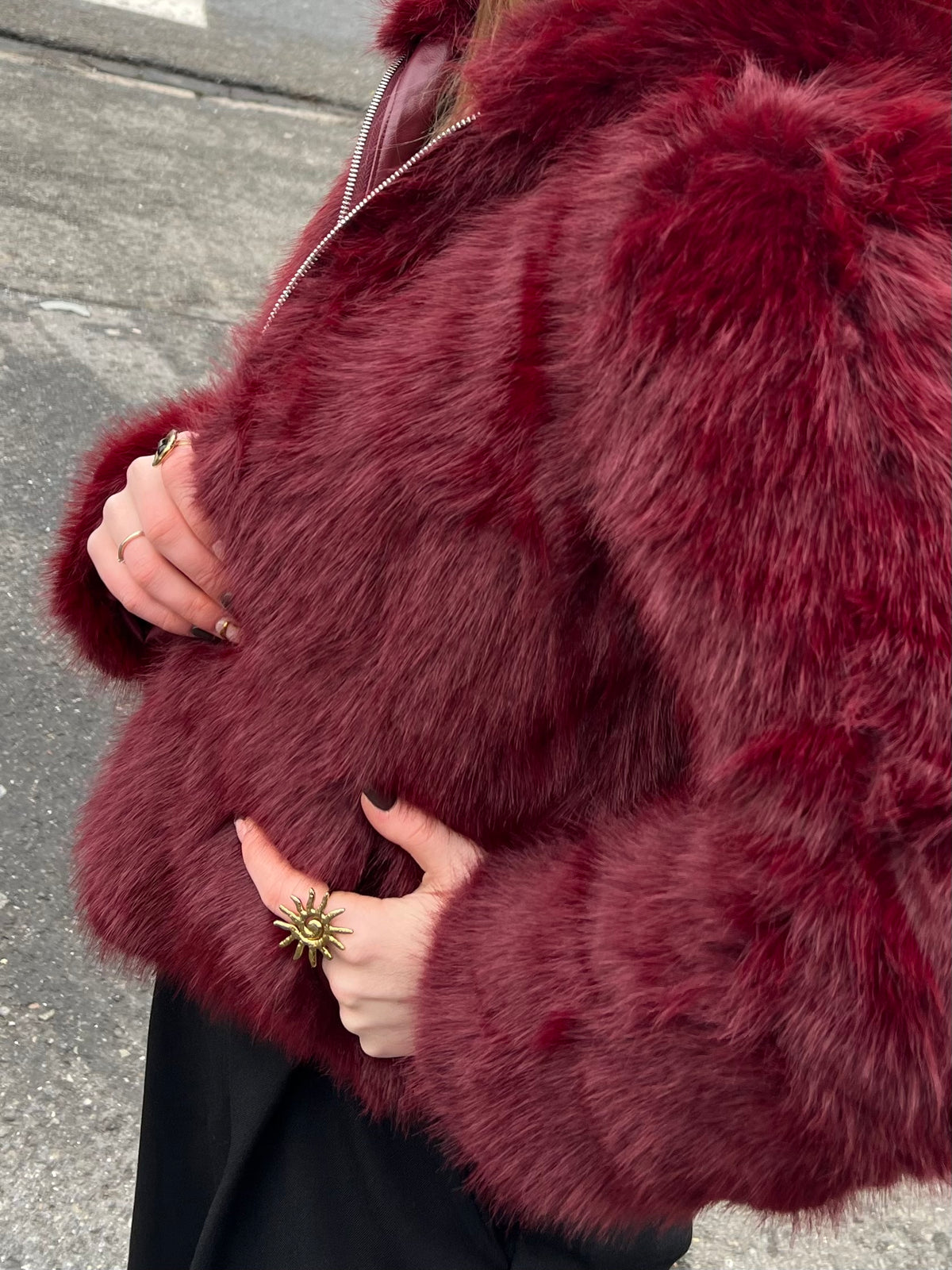 VESTE FAUSSE FOURRURE NADIA