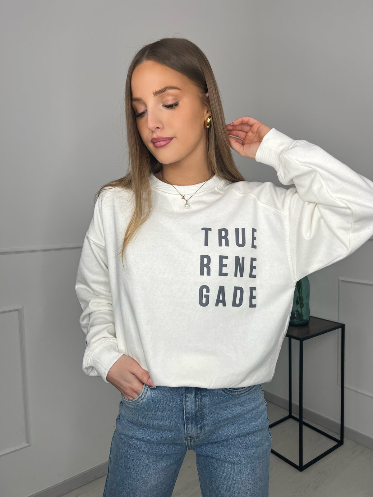 SWEAT ONLY BLANC LEA