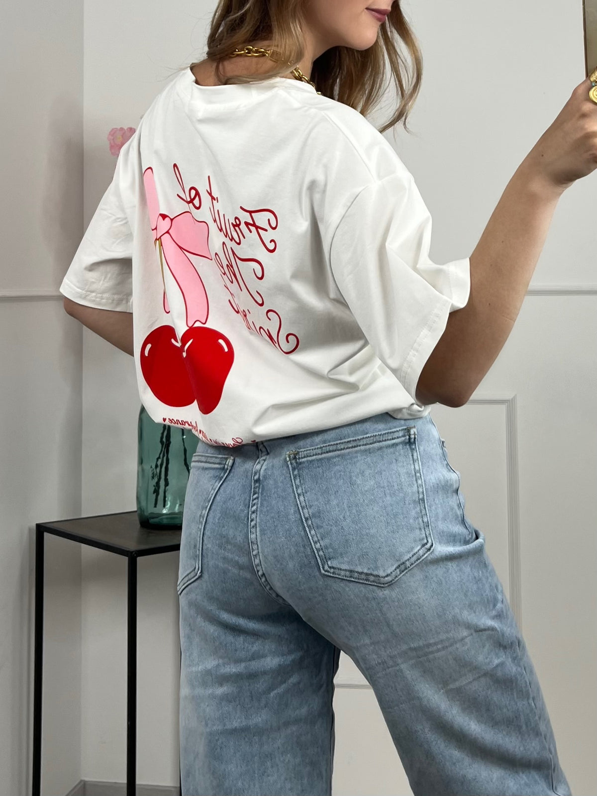 T-SHIRT CERISE