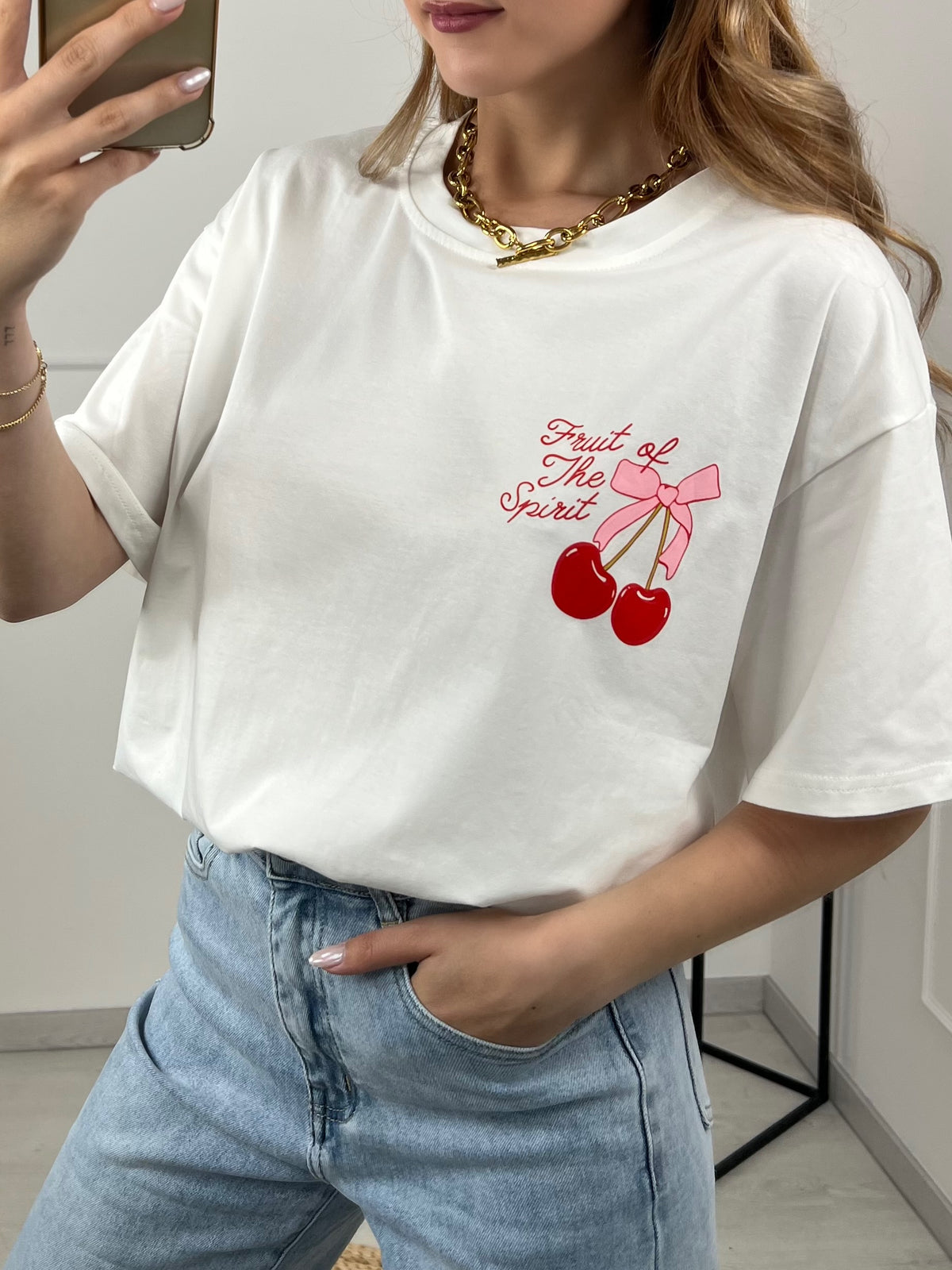 T-SHIRT CERISE