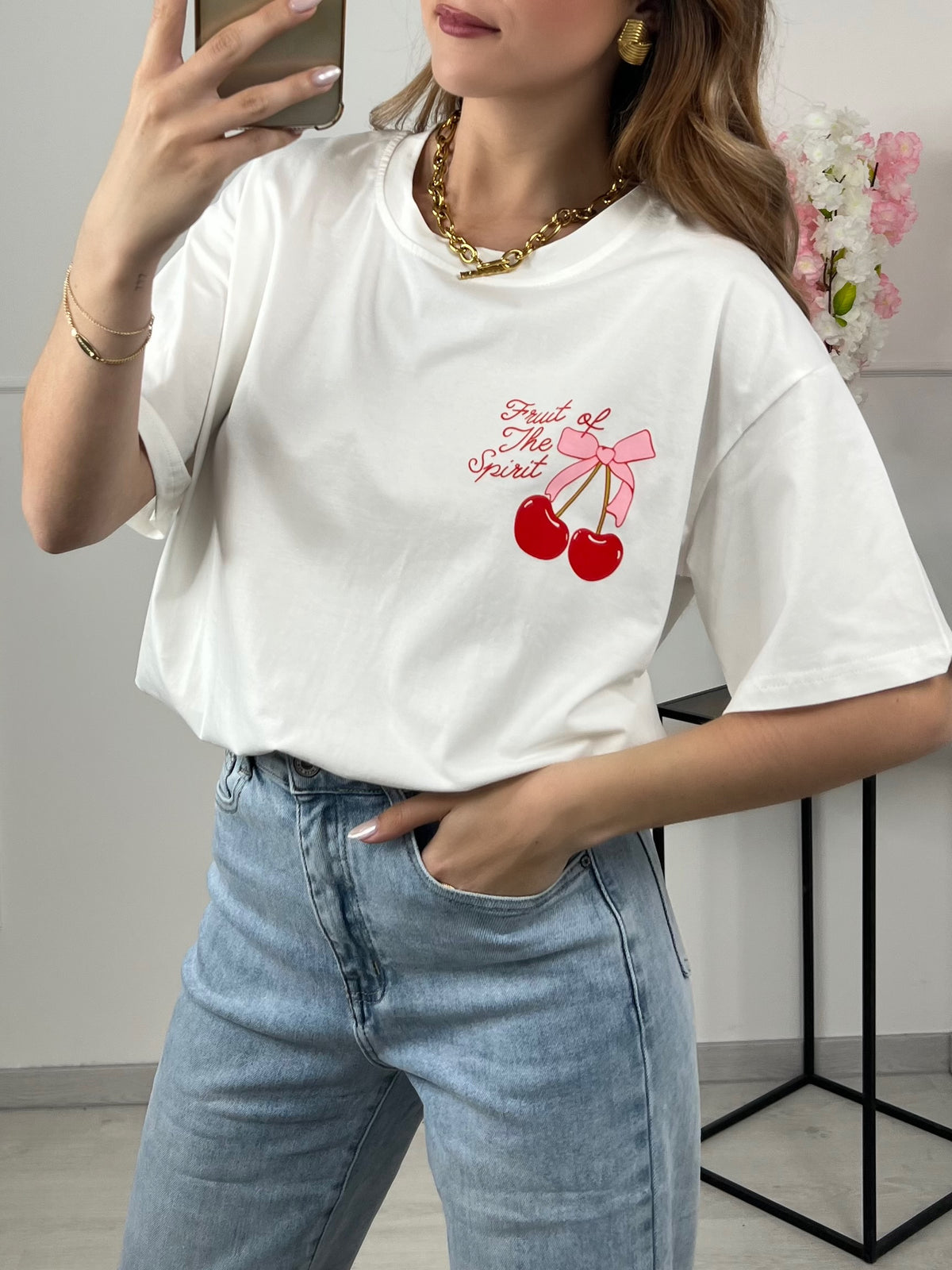 T-SHIRT CERISE