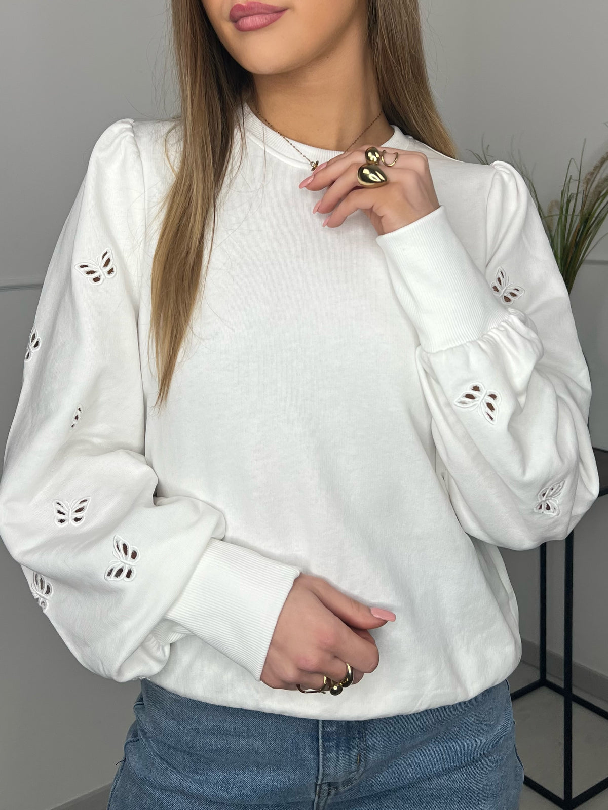 SWEAT ONLY BLANC PASCALE