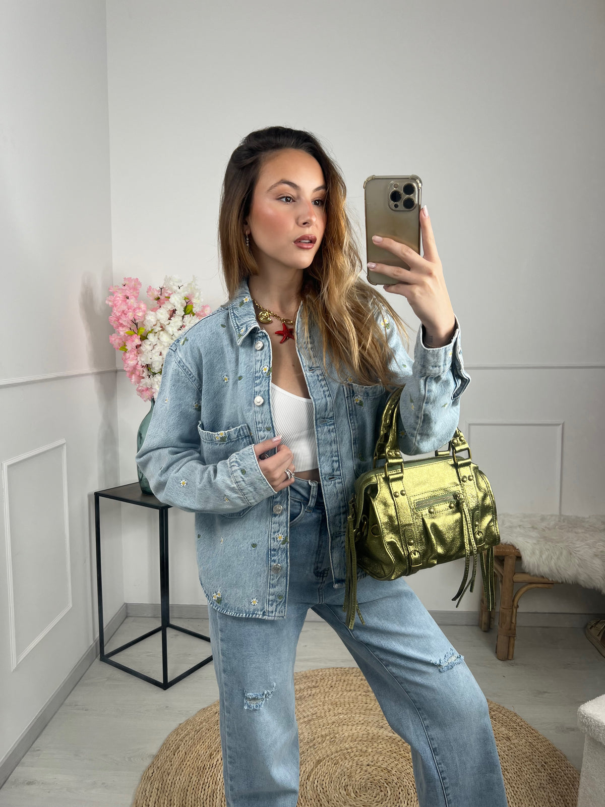 VESTE ONLY FLEUR