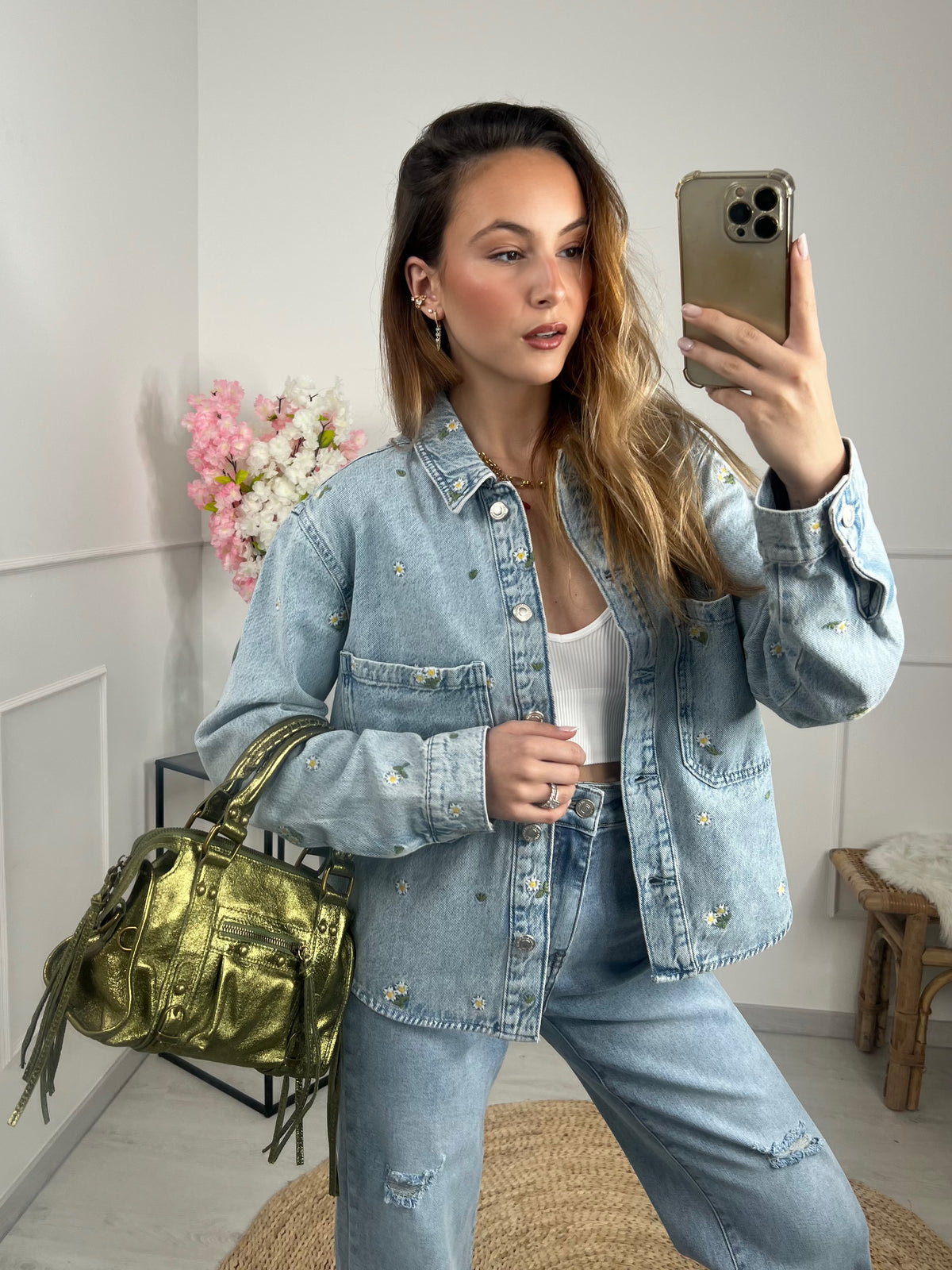 VESTE ONLY FLEUR