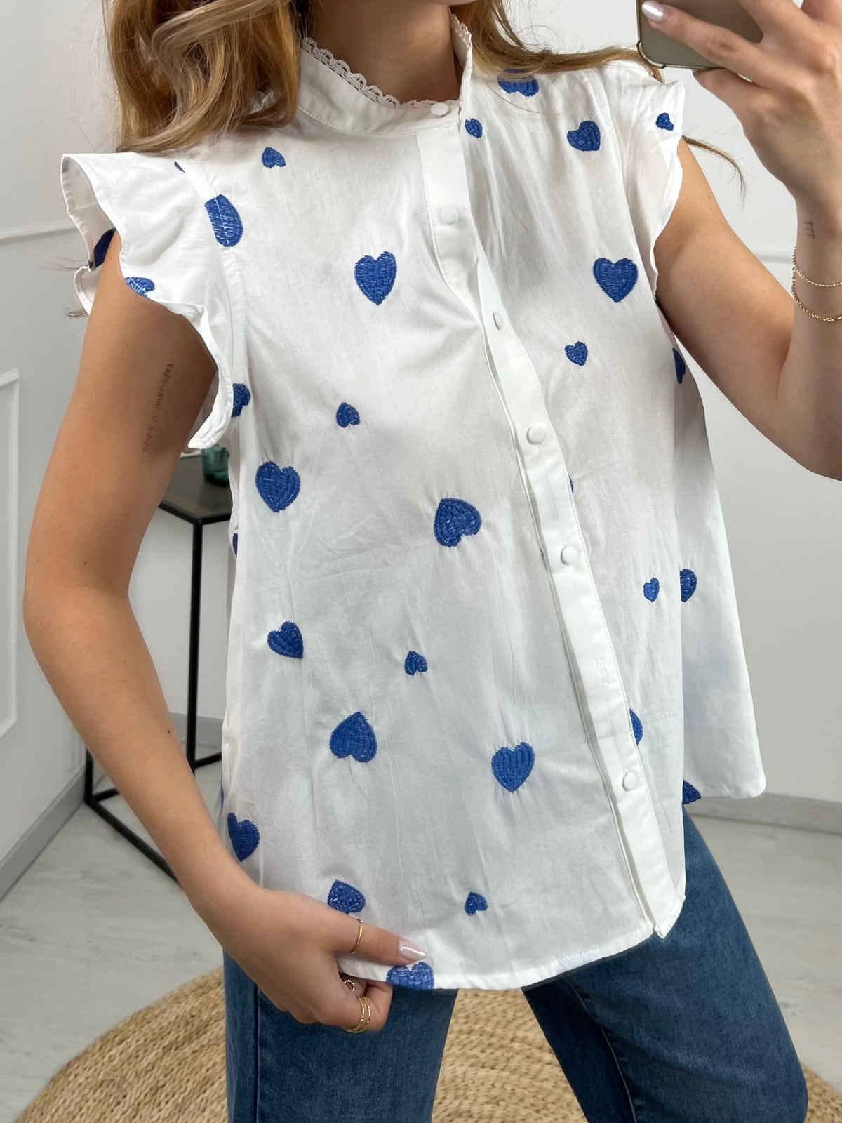 BLOUSE BLUE'S HEART