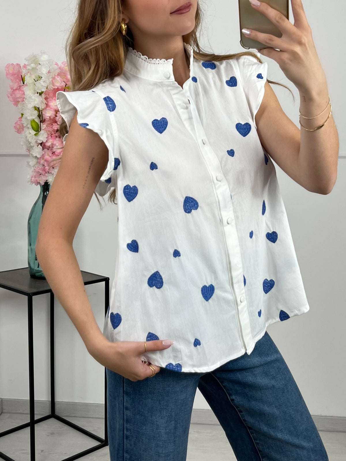 BLOUSE BLUE'S HEART