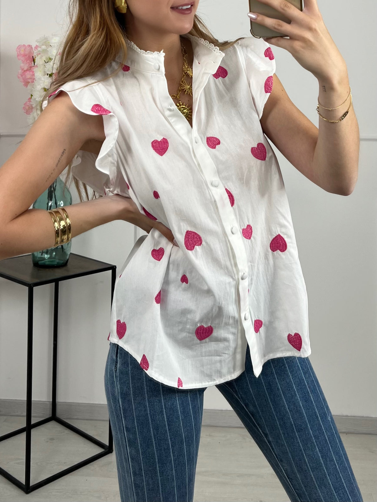 BLOUSE ROSE'S HEART