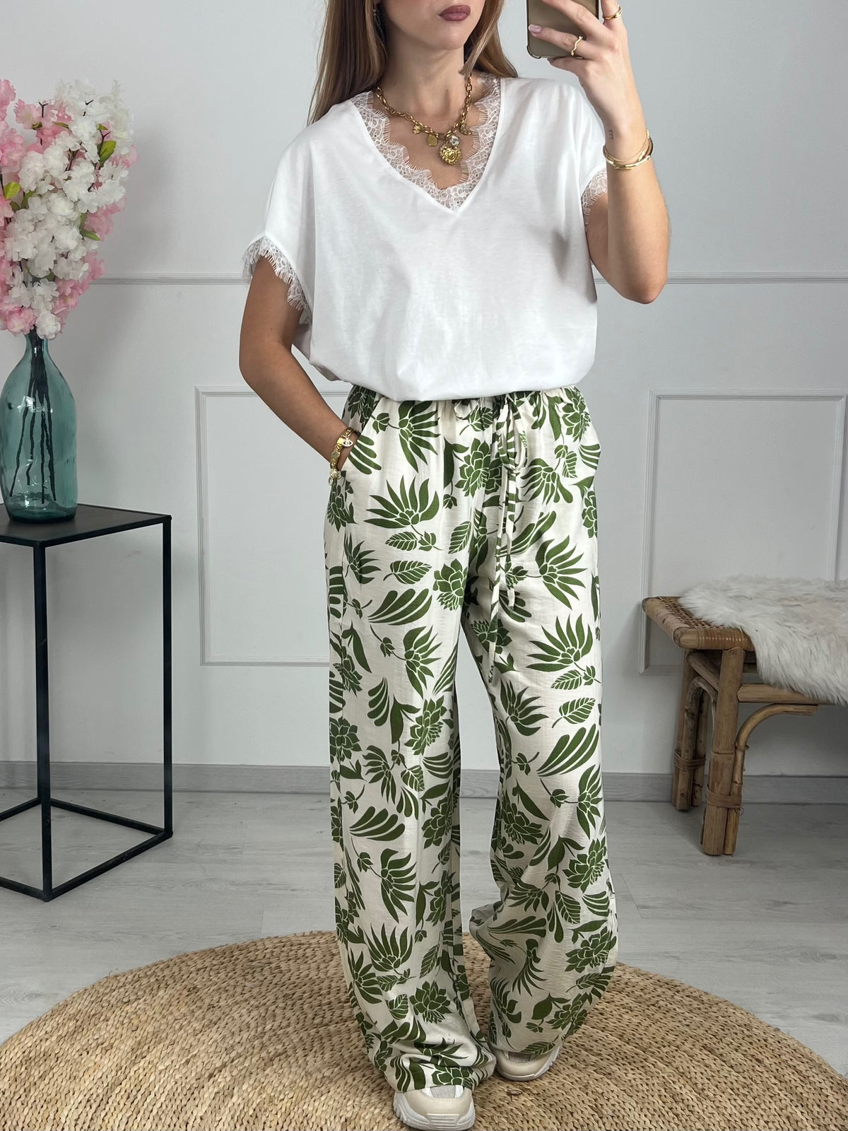 PANTALON CELESTE