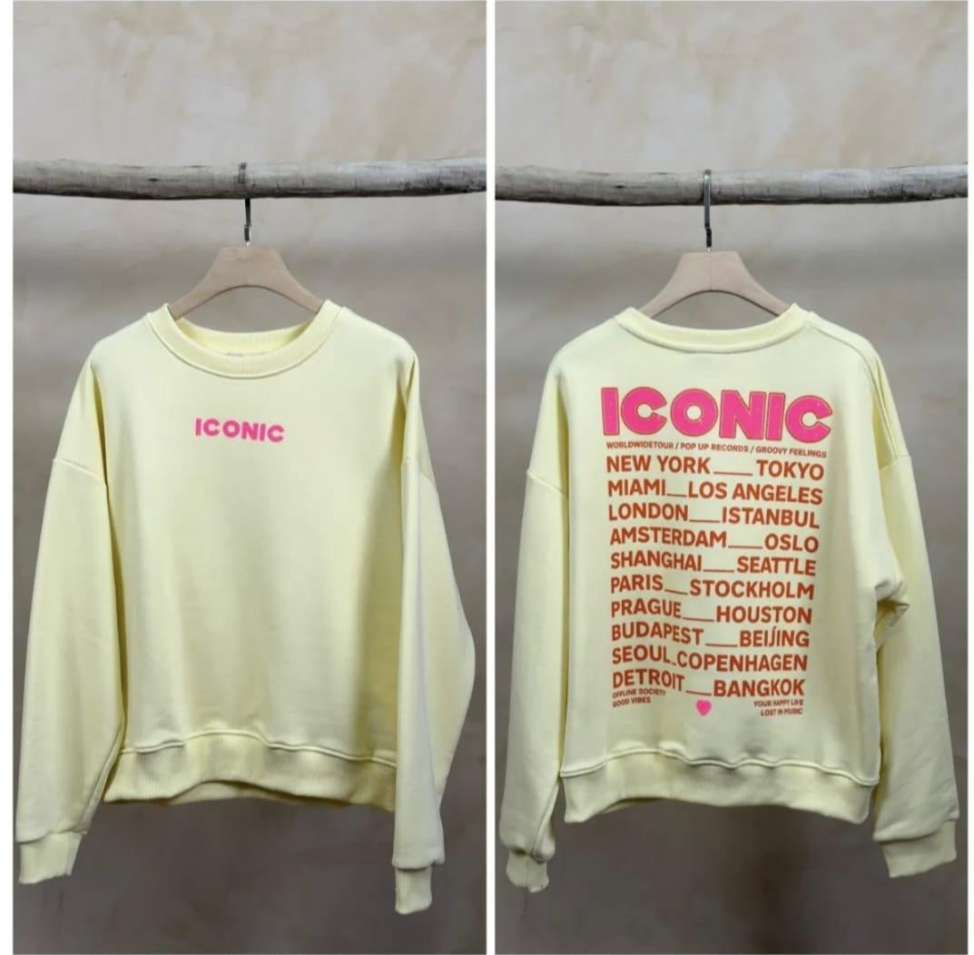 SWEAT ICONIC 2026 JAUNE